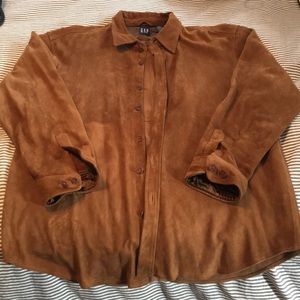 Men’s Gap 100% genuine leather (suede) sz XL